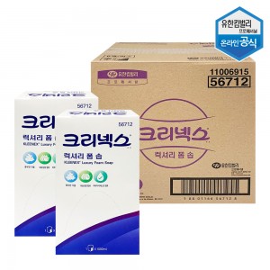 56712 크리넥스 럭셔리 폼 솝 거품비누 1000ml 6개 1박스