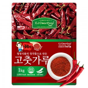 CJA001-1 중국산 굵은 고춧가루 약간매운맛 1kg