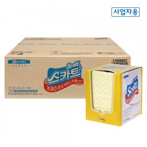 42352 스카트 X80 빨아쓰는 행주 50매 옐로우 9카톤 한박스